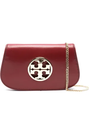 Tory Burch Mini Veske Salg Oslo - T Monogram Denim Dame Blå