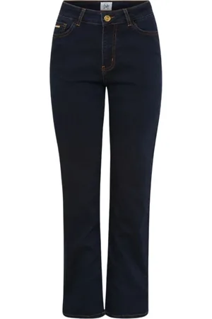 Isay Dame, Jeans, Blå, 2XL