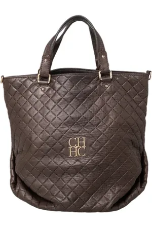 Carolina Herrera Dame, Pre-owned, Brun, ONE SIZE
