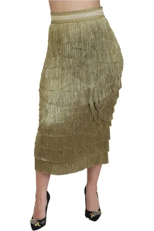 Dolce & Gabbana Dame, Skjørt, Gul, S