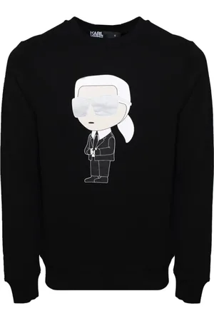 Karl Lagerfeld Herre, Gensere & Hettegensere, Svart, XL