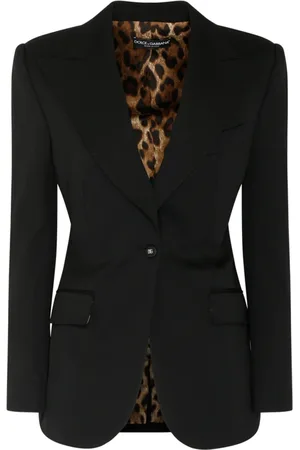 Dolce & Gabbana Dame, Jakker, Svart, M