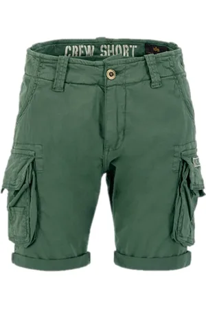 Alpha Industries Herre, Shorts, Grønn, W32