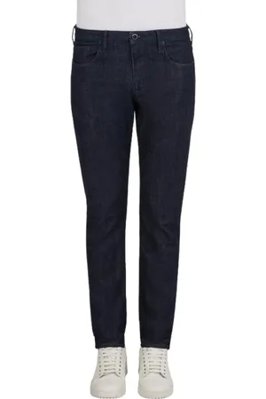 Emporio Armani Herre, Jeans, Blå, W42