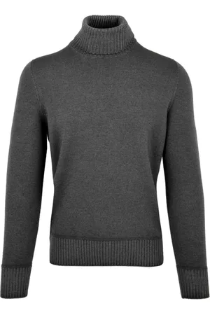 DRUMOHR Herre, Strikkevarer, Grå, 2XL