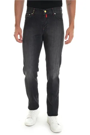 Kiton Herre, Jeans, Svart, W40