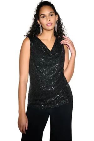 Joseph Ribkoff Dame, Topper, Svart, M