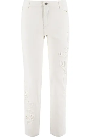 ERMANNO SCERVINO Dame, Jeans, Hvit, M