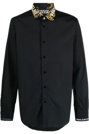 VERSACE Herre, Skjorter, Svart, M