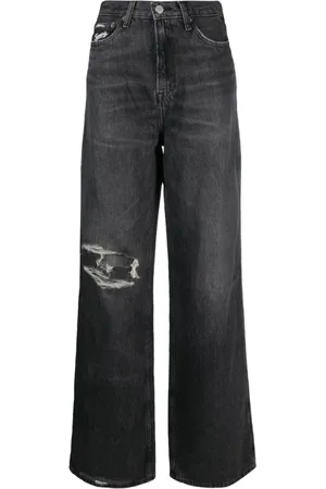 Tommy Hilfiger Dame, Jeans, Svart, W30