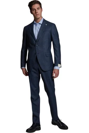 LUIGI BIANCHI MANTOVA Herre, Dress, Blå, L