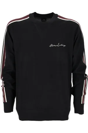 Armani Exchange Herre, Strikkevarer, Blå, L