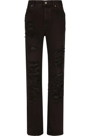 Dolce & Gabbana Dame, Jeans, Svart, S
