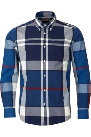 Barbour Herre, Skjorter, Blå, S
