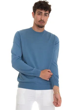 Gran Sasso Herre, Strikkevarer, Blå, 5XL