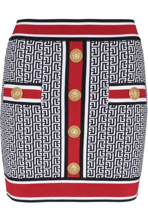 Balmain Dame, Skjørt, Flerfarget, XS
