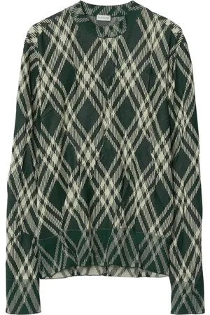 Burberry Herre, Strikkevarer, Grønn, S