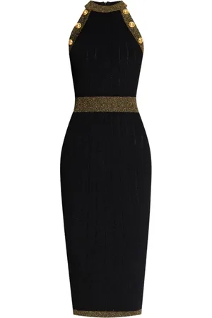 Balmain Dame, Kjoler, Svart, S