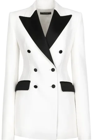 Dolce & Gabbana Dame, Jakker, Hvit, S