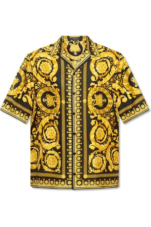 VERSACE Herre, Skjorter, Gul, L