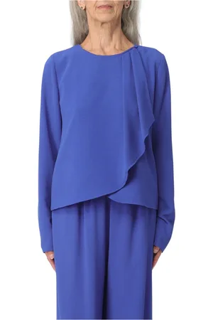 Giorgio Armani Dame, Bluser & Skjorter, Blå, S