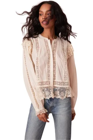 LOVESHACKFANCY Dame, Bluser & Skjorter, , XS