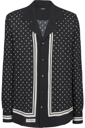 Balmain Herre, Skjorter, Svart, L