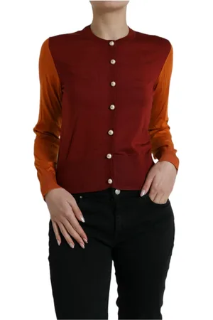Dolce & Gabbana Dame, Strikkevarer, Flerfarget, 2XS
