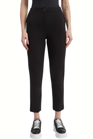Twin-Set Dame, Bukser, Svart, L