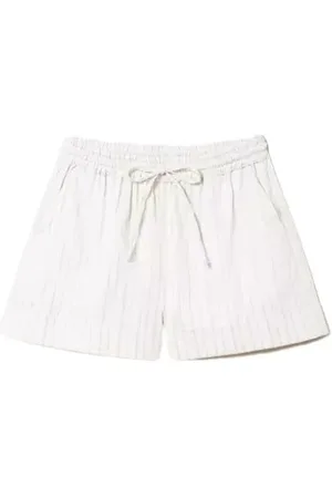 Twin-Set Dame, Shorts, Hvit, M