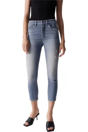 Salsa Dame, Jeans, Blå, W27 L28