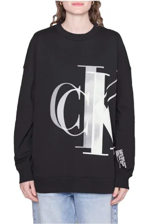Calvin Klein Dame, Gensere & Hettegensere, Svart, M