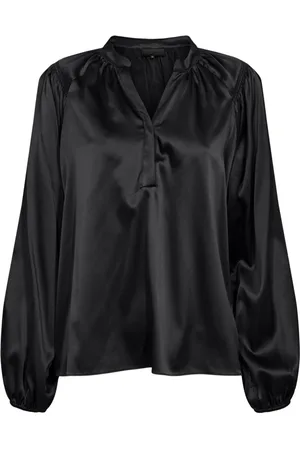 Levete Room Dame, Bluser & Skjorter, Svart, M