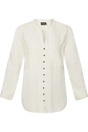 Signature Dame, Bluser & Skjorter, Hvit, M
