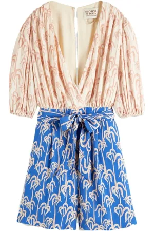 Scotch&Soda Dame, Jumpsuits & Playsuits, Blå, L