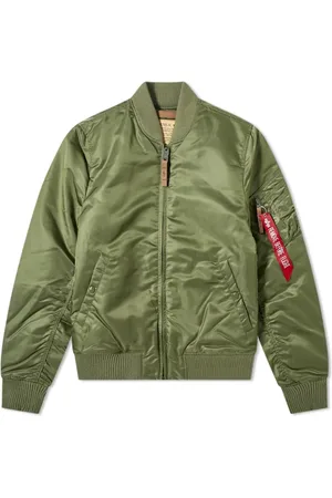 Alpha Industries Herre, Jakker, Grønn, L