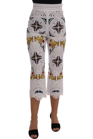 Dolce & Gabbana Dame, Bukser, Flerfarget, XS