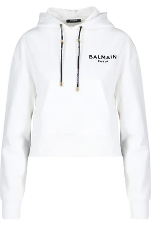Balmain Dame, Gensere & Hettegensere, Hvit, L