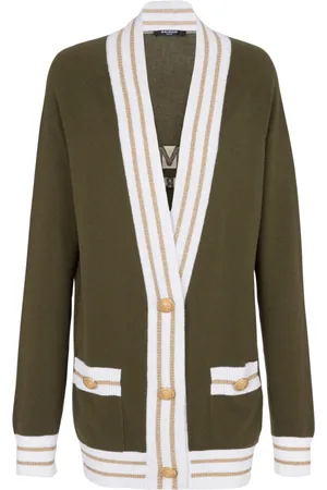 Balmain Dame, Strikkevarer, Grønn, S