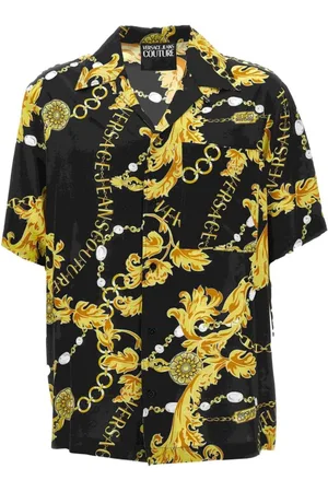 VERSACE Herre, Skjorter, Flerfarget, M