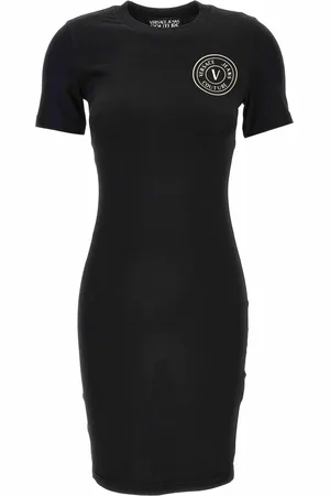VERSACE Dame, Kjoler, Svart, 2XS