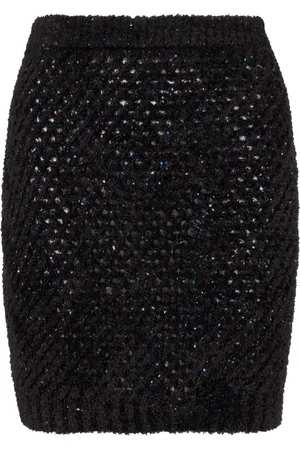Balmain Dame, Skjørt, Svart, M
