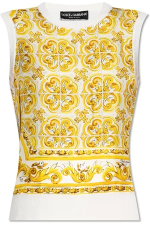 Dolce & Gabbana Dame, Topper, Gul, S
