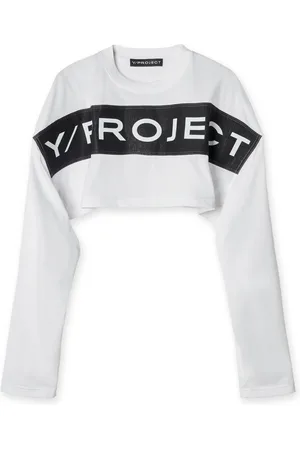 Y / PROJECT Dame, Topper, Hvit, M