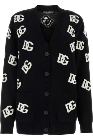 Dolce & Gabbana Dame, Strikkevarer, Svart, S