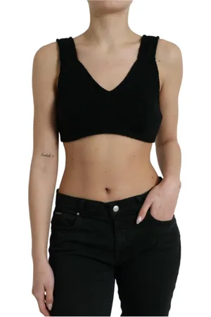 Dolce & Gabbana Dame, Topper, Svart, S