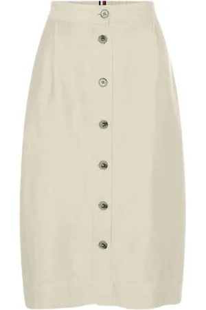 Tommy Hilfiger Dame, Skjørt, Grå, S