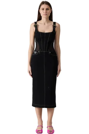 VERSACE Dame, Kjoler, Svart, S