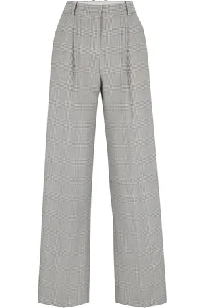 HUGO BOSS Dame, Bukser, Grå, L