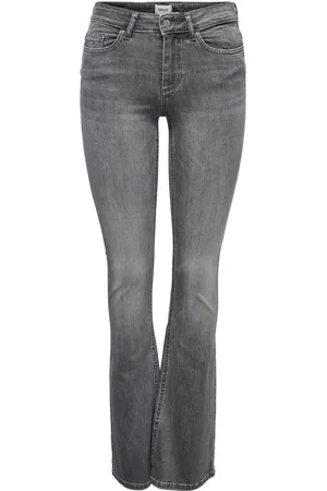 ONLY Dame, Jeans, Grå, M L32